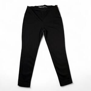 Old Navy Rockstar Mid Rise Audrey Crop Stretch Skinny Jeans Black Jack Womens 12